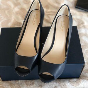 Cole Haan open toe wedge shoes